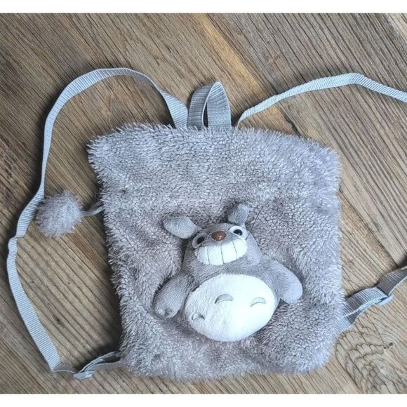Unbranded Other - My Neighbor Totoro Mini Totoro Plush Backpack Gray Y2k Vtg